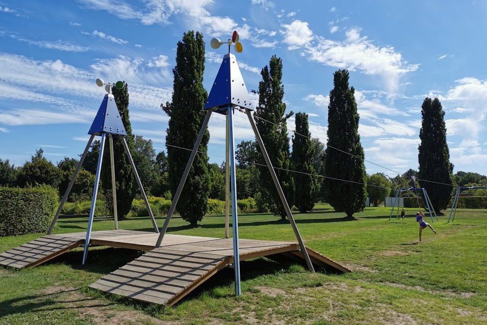 Die Seilbahn im Parkteil Nord