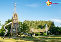 Der Rutschenturm im Parkteil Nord.