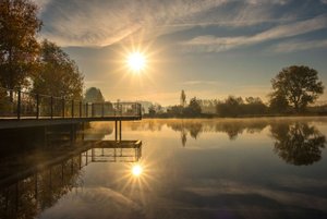 Sonnenaufgang am See
