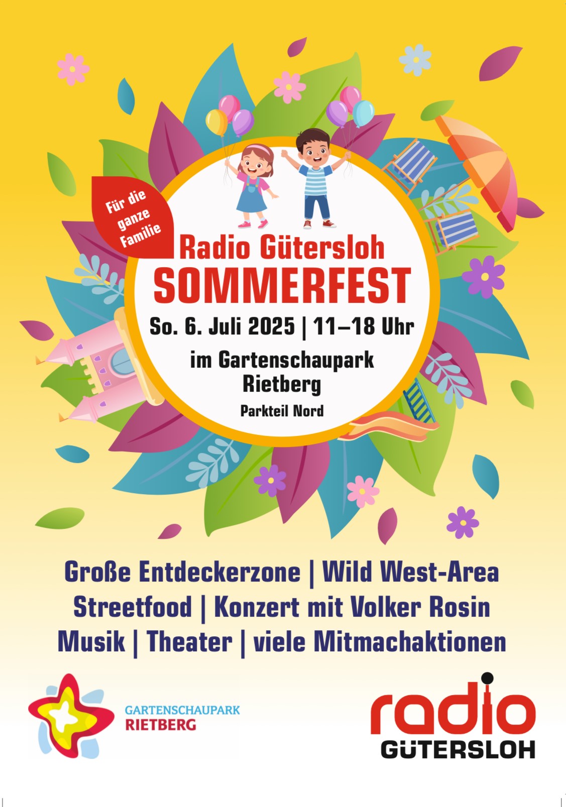 Plakat Radio-Gütersloh-Sommerfest